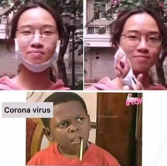 WTF CONFUSED CORONA VIRUS MEME