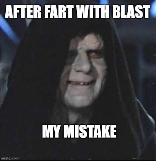 after fart with blast diarrhea meme