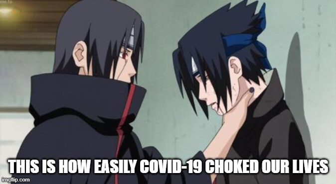 covid-19 choking meme