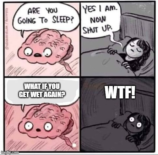 fear of sleep with wet dream memes