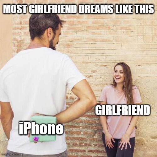 girlfriends dream like this meme