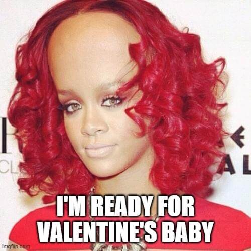 my big forehead valentine's girl meme