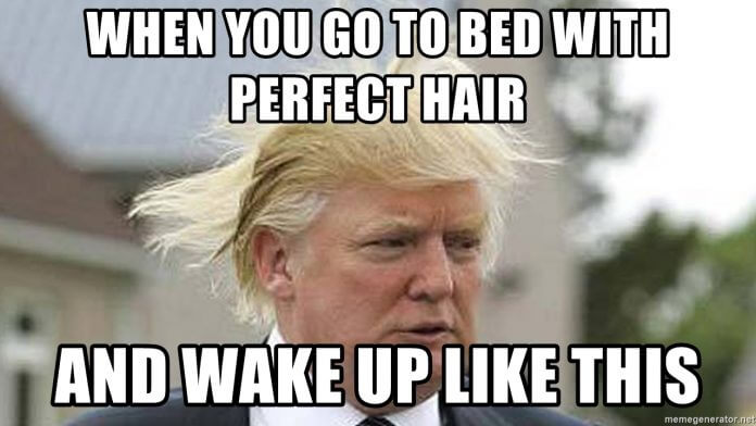 my hairstyle after wake up meme