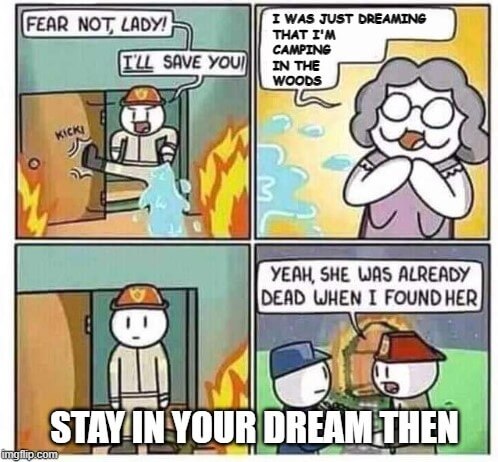stay in your dream meme