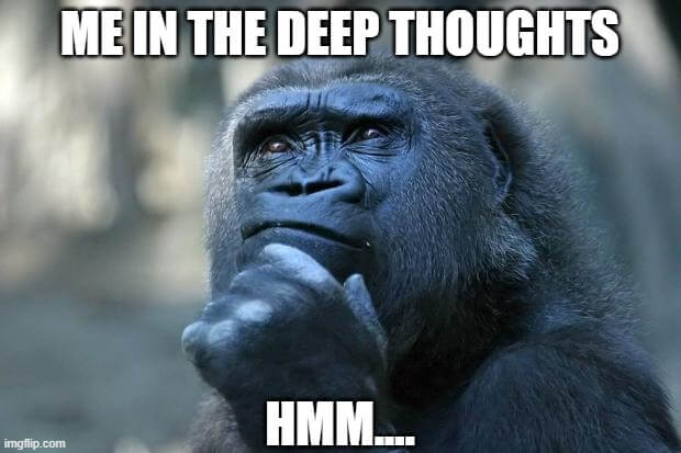 deep thoughts hmm meme