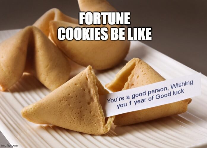 good luck cookies meme