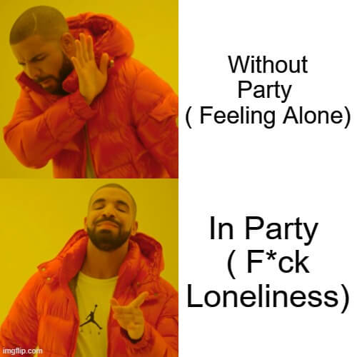 loneliness meme