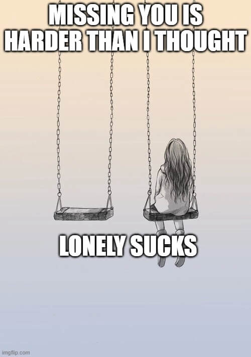 lonely sucks meme
