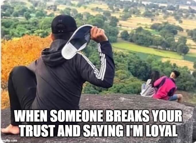 loyalty meme fake girlfriend love