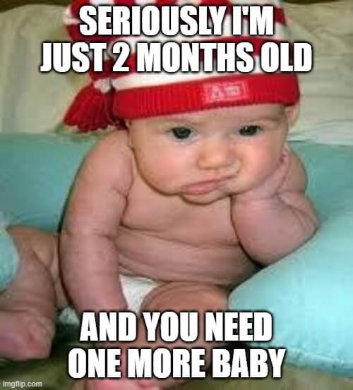 baby Disappointed meme