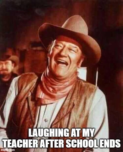 cowboy laughing meme