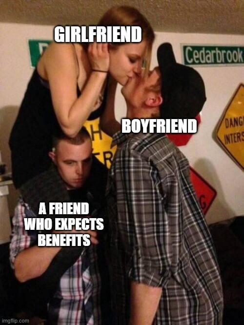 expect friends with benefits meme