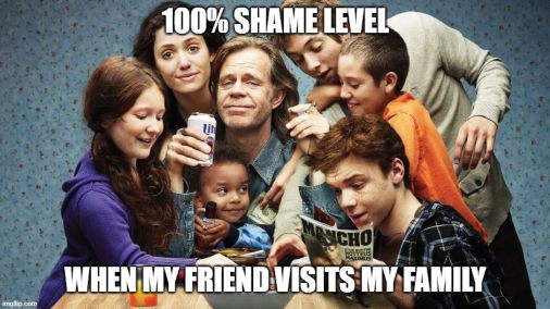 family shame meme