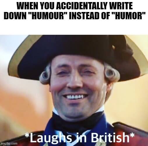laughing in British meme