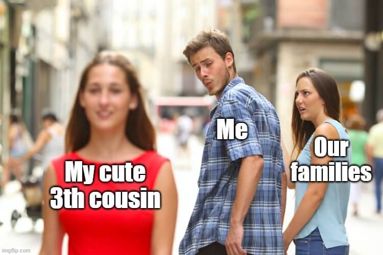 looking for cute cousin meme