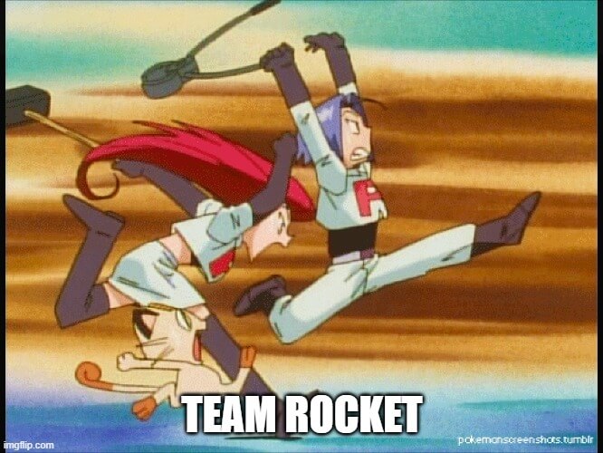 pokemon team rocket meme
