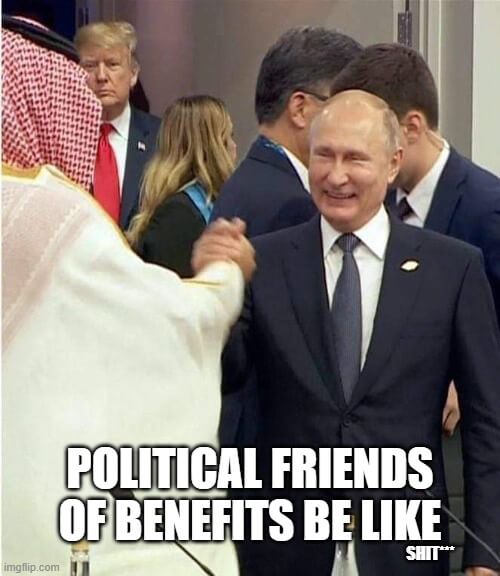 political friends with benefits meme