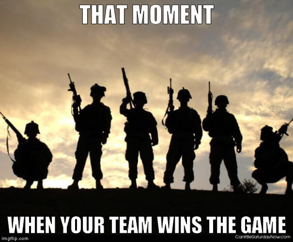 wins the game best team meme