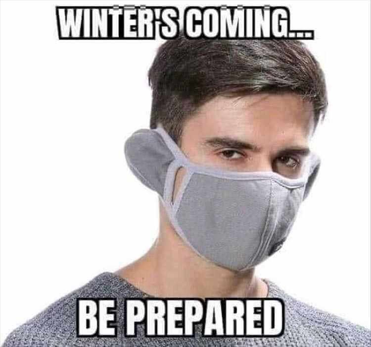 be prepared for winter meme