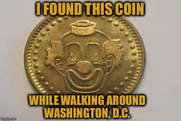 coin clown meme