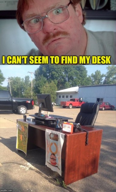 office space flair meme
