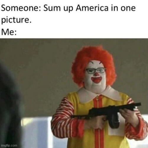 robber clown meme