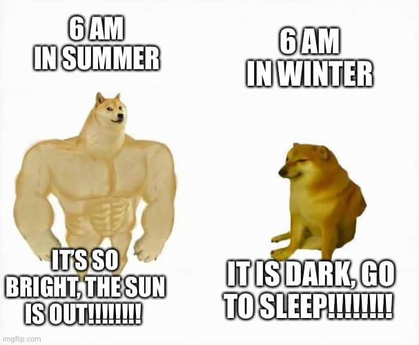 sleep winter is coming meme