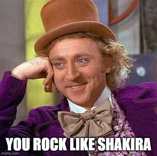 you rock like shakira