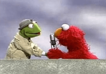 Kermit the Frog and Elmo Meme