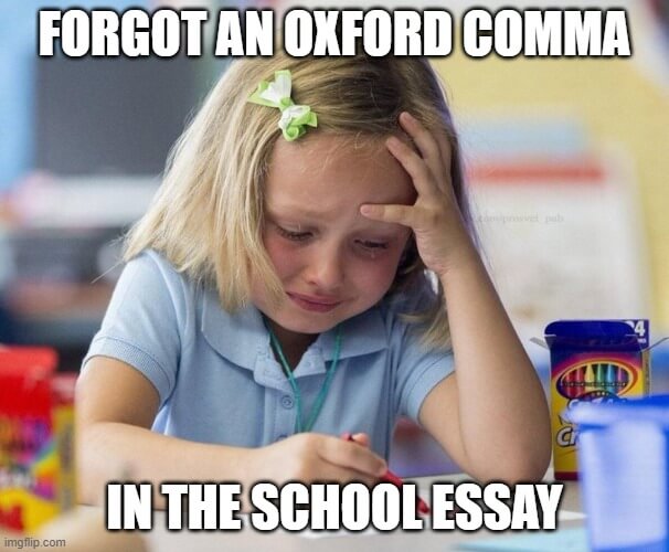 oxford comma meme