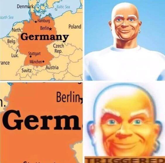 germany triggered meme