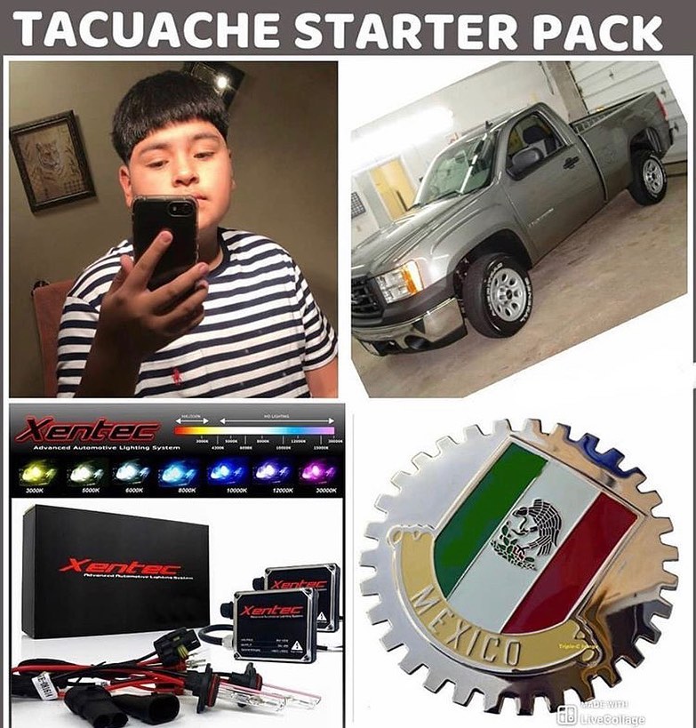 takuache starter pack meme